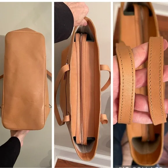 SHINOLA Detroit Large Leather Tote Bag - Picture 9 of 17